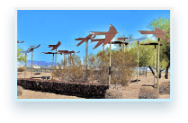 Art installation in Mesa, AZ