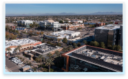 Aerial view of Downtown Chandler, AZ